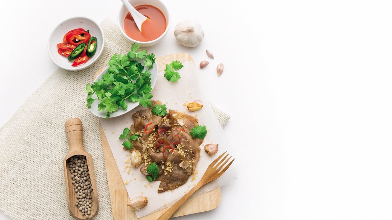 Stir-Fried Pork Tenderloin with Garlic and Pepper Stir-Fried Pork Tenderloin with Garlic and Pepper