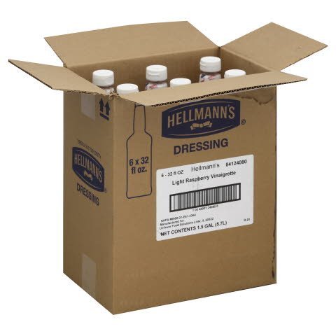 Hellmann's® Light Raspberry Vinaigrette Salad Bar Bottles - 10048001240800 -