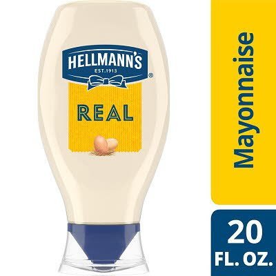 Hellmann's® Mayonnaise Squeeze Bottle Real 20 ounces, 12 count -