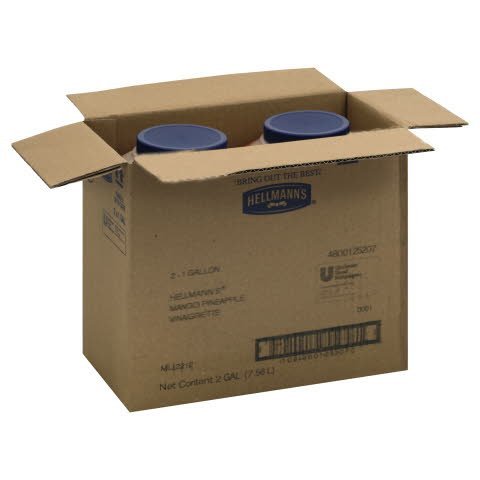 Hellmann's® Salad Dressing Jug Mango Pineapple Vinaigrette 1 gallon, 2 count -