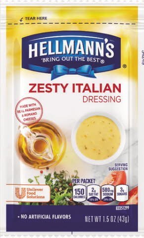 Hellmann's® Zesty Italian, pouches -