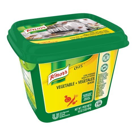 Knorr® Professional 095 Low Sodium Vegetable Base 12 x 1 lb -