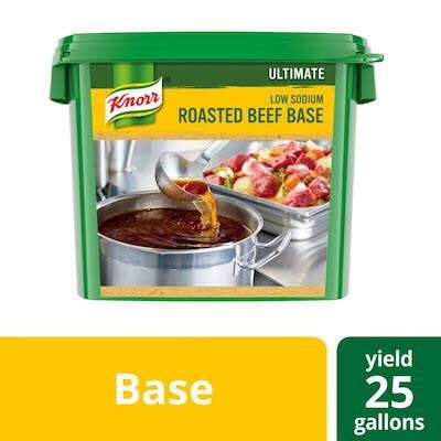 Knorr® Professional Ultimate Low Sodium Beef Bouillon Base 4 x 5 lb -