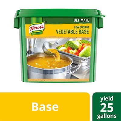 Knorr® Professional Ultimate Low Sodium Vegetable Bouillon Base 4 x 5 lb -