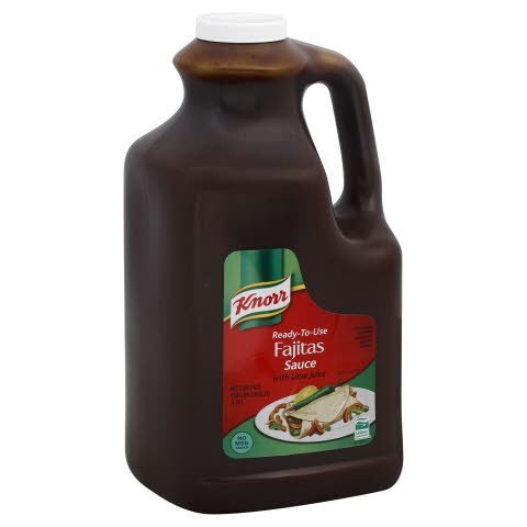 Knorr® Sauce Jug Fajitas Sauce with Lime 1 gallon, 2 count -