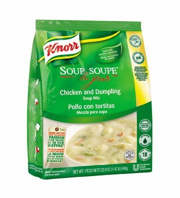 Knorr® Soup du Jour Mix Chicken and Dumplings 22.9 ounces, 4 count -