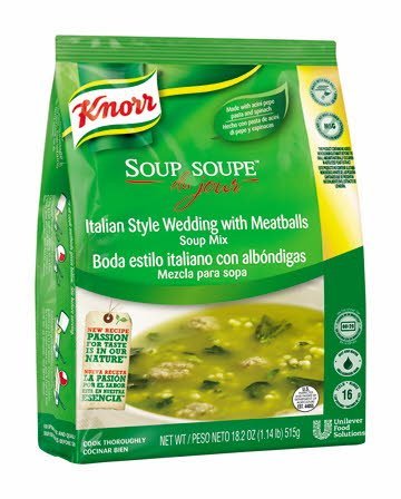 Knorr® Soup du Jour Mix Italian Style Wedding with Meatballs 18.2 ounces, 4 count -