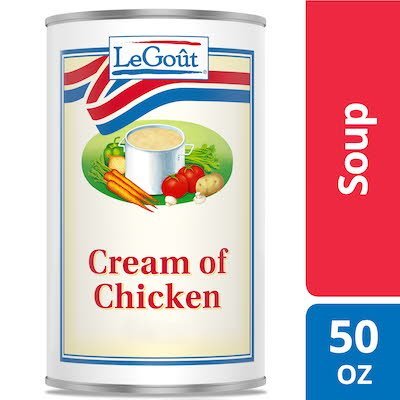 Legout® Cream of Chicken Condensed Canned Soup -