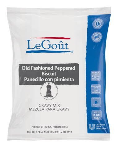 Legout® Gravy Mix Peppered Biscuit 115 ounces -