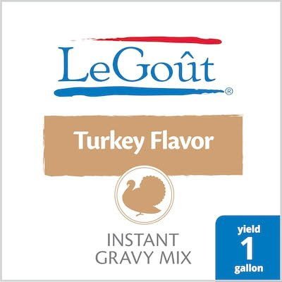 Legout® Instant Gravy Mix Turkey Flavor 1 pound, 8 count -