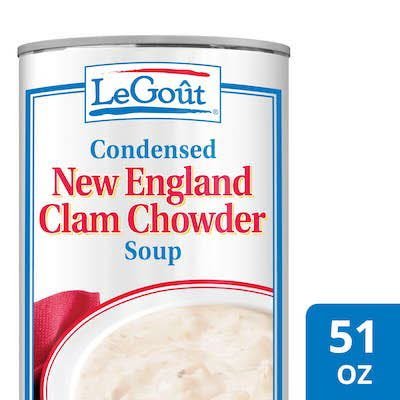 Legout® New England Clam Chowder Condensed Canned Soup -