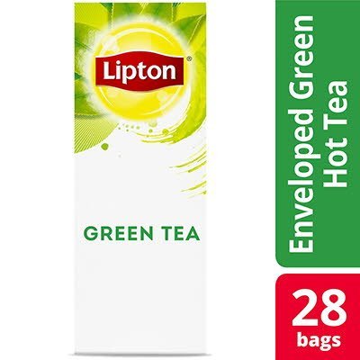 Lipton® Hot Tea Bags Enveloped Green Tea 28 count, Pack of 6 -
