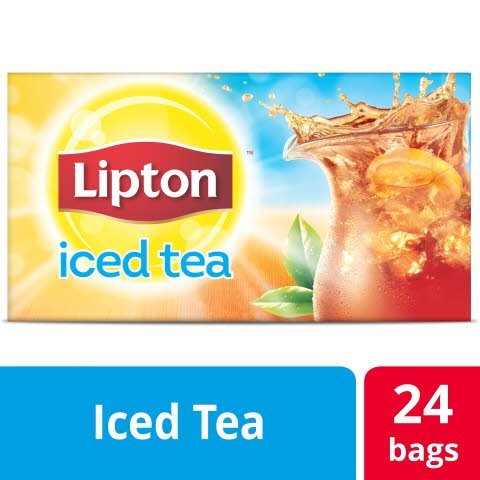 Lipton® Iced Tea Unsweetened Black 1 gallon, yield 24 count, Pack of 4 -