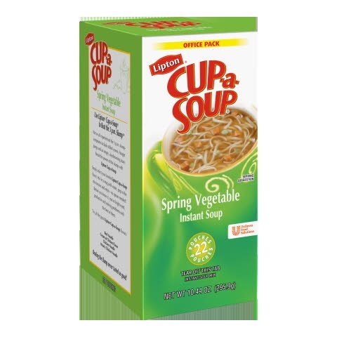 Lipton® Instant Cup a Soup Spring Vegetable 22 pouches, 4 count -