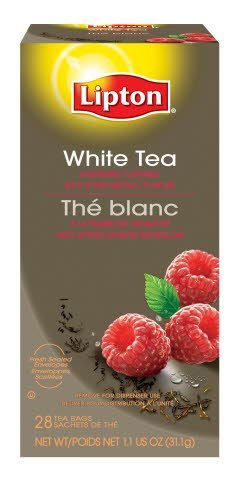 Lipton® White Tea with Raspberry 6 boxes, 28 bag count -