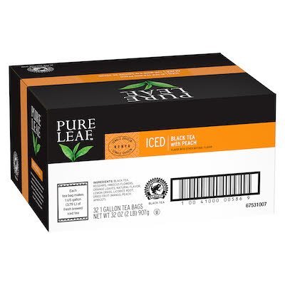 Pure Leaf® Iced Tea Black with Peach 32 x 1 gal -