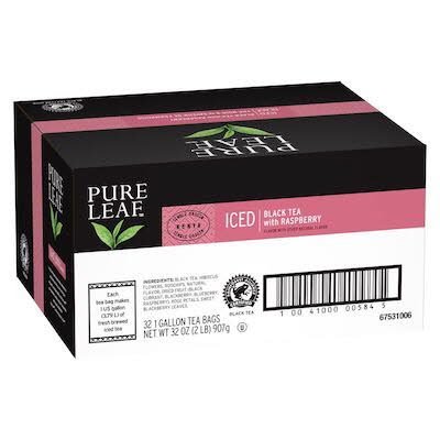 Pure Leaf® Iced Tea Black with Raspberry 1 gallon, 32 count -