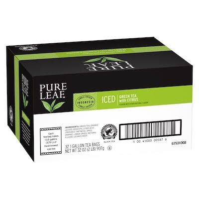 Pure Leaf® Iced Tea Green with Citrus 32 x 1 gal -