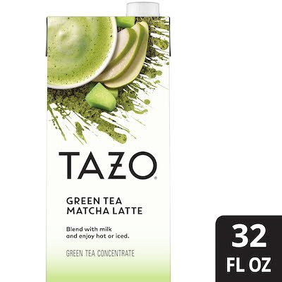 TAZO® Tea Concentrate Green Tea Matcha Latte 1:1 32 ounces, pack of 6 -