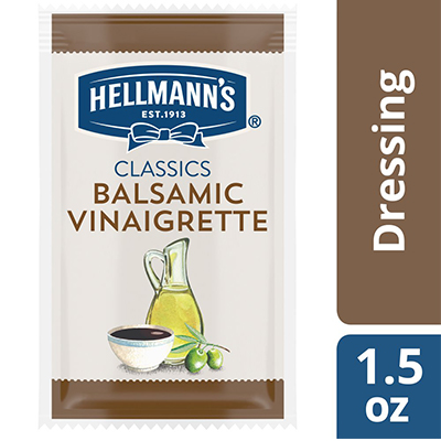 Hellmann's® Classics Balsamic Vinaigrette Sachet 102 x 1.5 oz - To your best salads with dressing that looks, performs and tastes like you made it yourself.