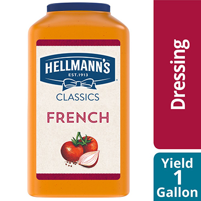 Hellmann's® Classics French Dressing 4 x 1 gal - To your best salads with dressing that looks, performs and tastes like you made it yourself.