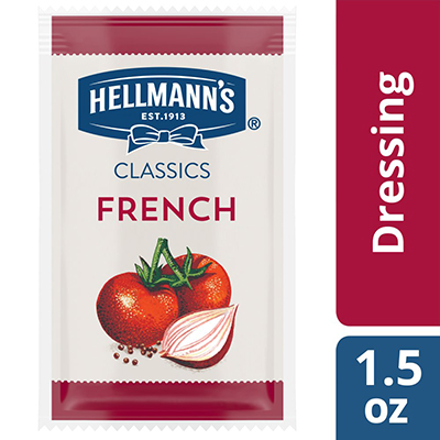 Hellmann's® Classics French Dressing Sachet 102 x 1.5 oz - To your best salads with dressing that looks, performs and tastes like you made it yourself.