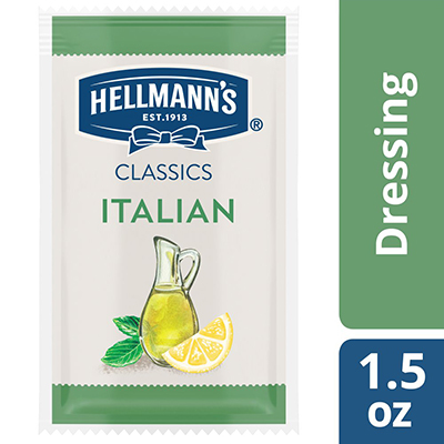 Hellmann's® Classics Italian Dressing Sachet 102 x 1.5 oz - To your best salads with dressing that looks, performs and tastes like you made it yourself.