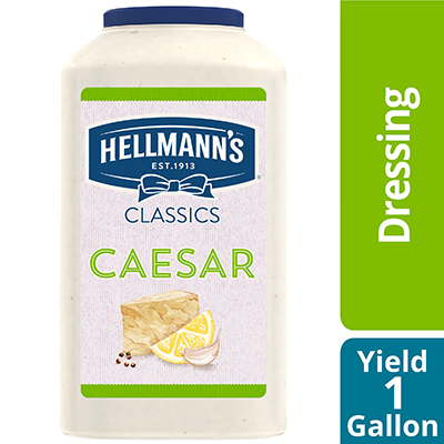 Hellmann's® Classics Salad Dressing Jug Caesar 1 gallon, pack of 4 - To your best salads with dressing that looks, performs and tastes like you made it yourself.