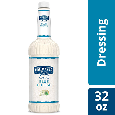 Hellmann's® Classics Salad Dressing Salad Bar Bottle Blue Cheese 32 ounces, pack of 6 - To your best salads with dressing that looks, performs and tastes like you made it yourself.