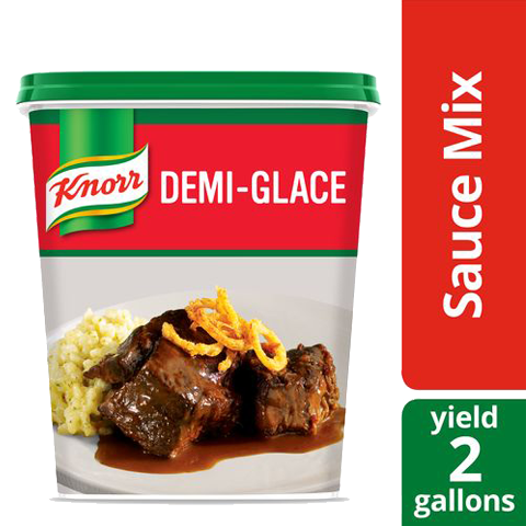 Knorr® Sauce Mix Demi Glace 1.75 pound, 4 count - Only Knorr® Demi-Glace delivers a perfect balance of beef, mirepoix and tomato flavors.