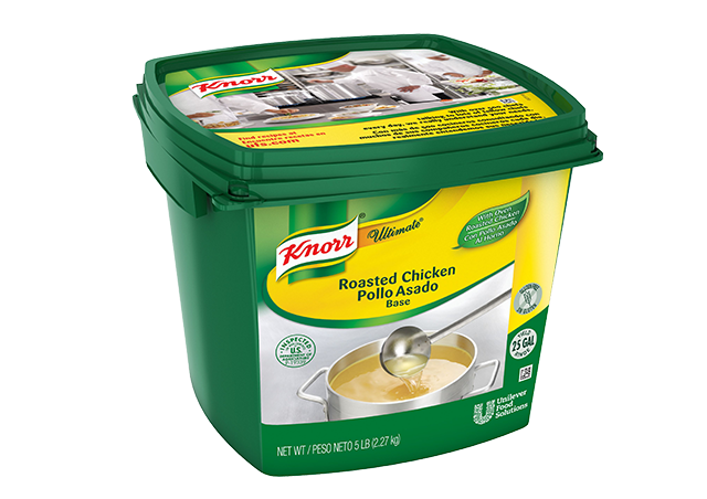 Knorr® Ultimate Chicken - Excess salt in bases masks the true flavor of soups.