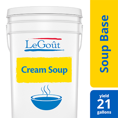 LeGoût® Soup Base Cream 1.58 pound, Pack of 6 - Scratch white sauce can scorch.