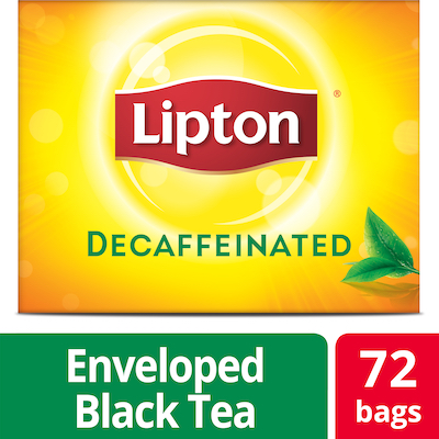 Lipton® Decaffeinated Black Tea 72 count, pack of 6 - Lipton varieties suit every mood.