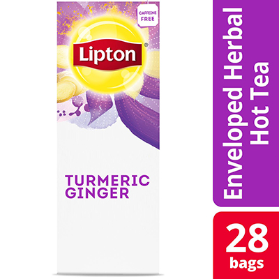 Lipton® Hot Tea Turmeric Ginger 6 x 28 bags - Lipton varieties suit every mood.