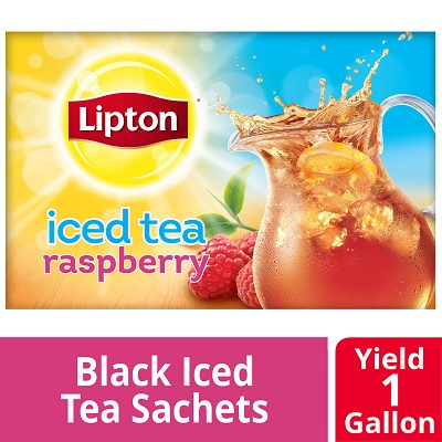 Lipton® Unsweetened Iced Tea Raspberry 1 gallon, 24 count, Pack of 2 -