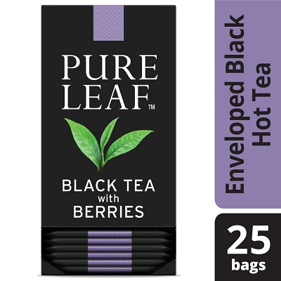 Pure Leaf® Hot Tea Bags Black Tea with Berries, 25 count, Pack of 6 - Pure Leaf ® Hot Teas match the careful craftsmanship of your menu.
