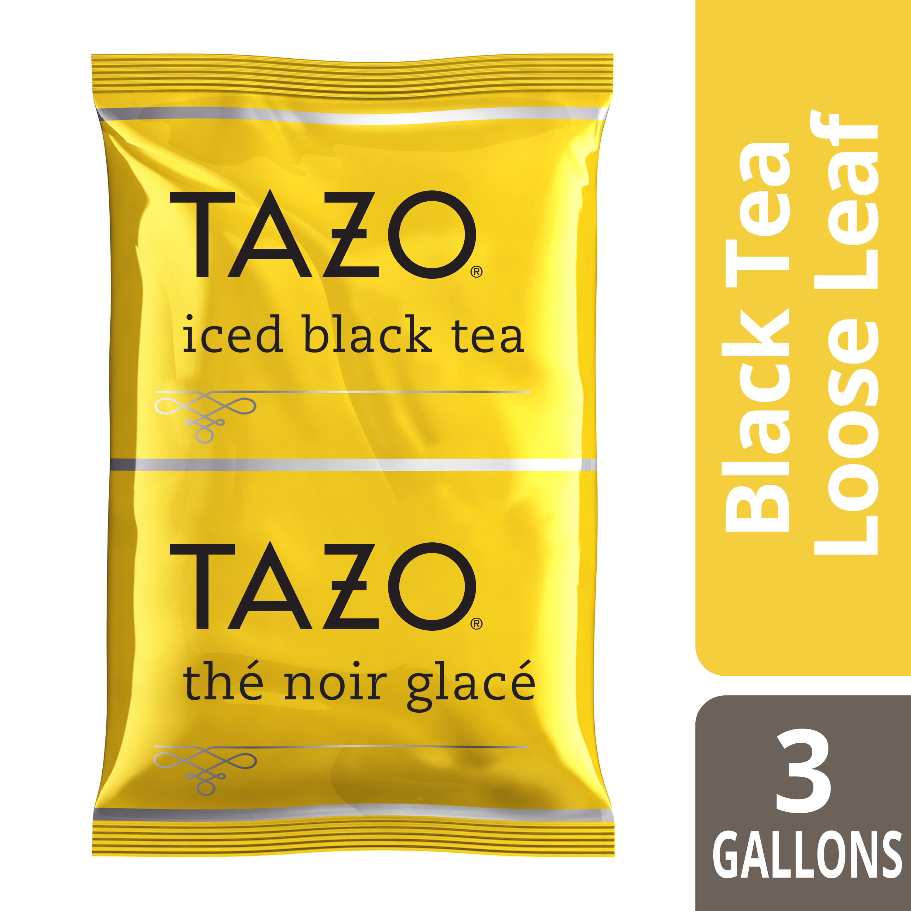 Tazo® Fresh Brewed Iced Tea Black 3 gallon, Pack of 48 -