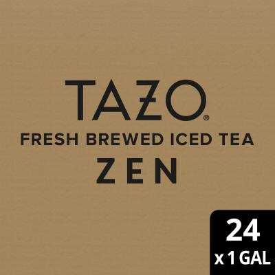 Tazo® Fresh Brewed Iced Tea Zen Green 1 gallon, Pack of 24 -