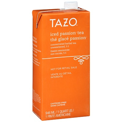 Tazo® Iced Tea Concentrate Passion 5:1 32 ounces, Pack of 6 -