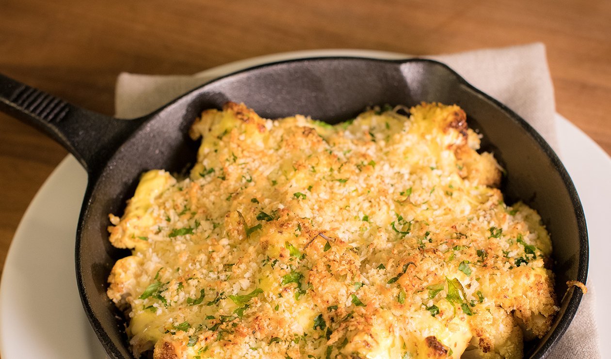 Cauliflower Gratin with Dijon Hollandaise – recipe Cauliflower Gratin with Dijon Hollandaise – recipe