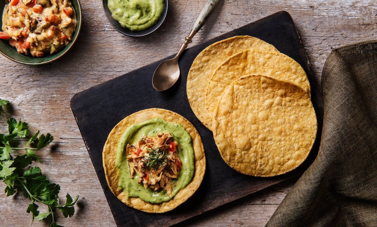 Citrus Coconut Mushroom Ceviche Tostada – recipe Citrus Coconut Mushroom Ceviche Tostada – recipe