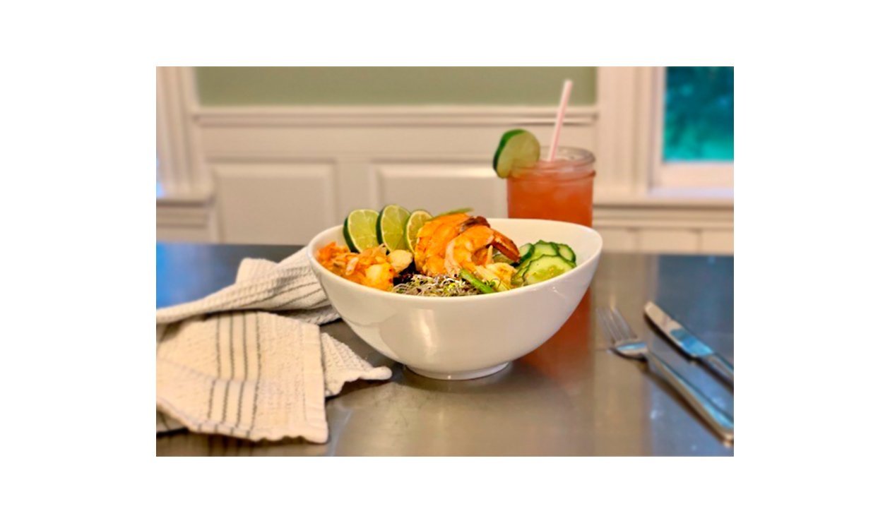 Miso Umami Shrimp and Grain Bowl – recipe Miso Umami Shrimp and Grain Bowl – recipe