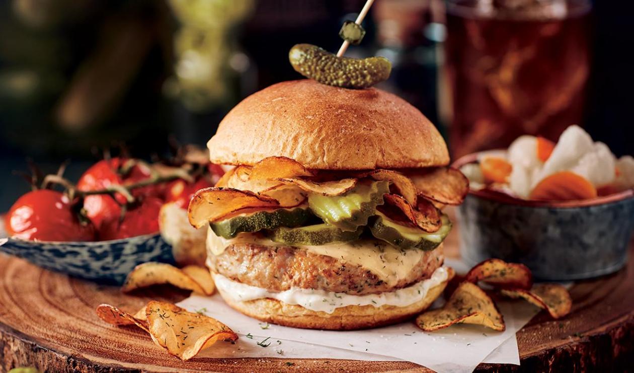 Pickle Lovers Burger – recipe Pickle Lovers Burger – recipe