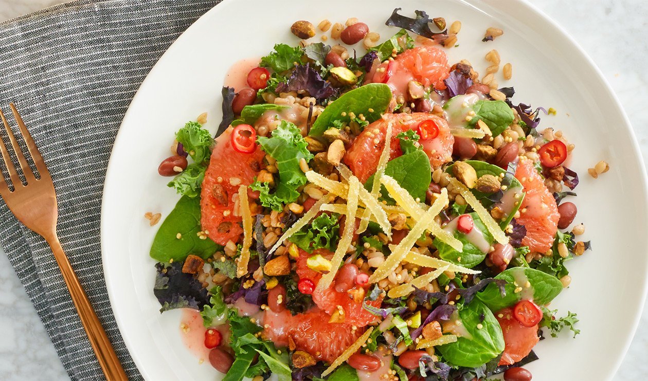 Savory Farro and Grapefruit Salad – recipe Savory Farro and Grapefruit Salad – recipe