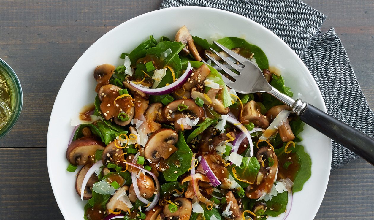 Sesame-Soy Mushroom Salad – recipe Sesame-Soy Mushroom Salad – recipe