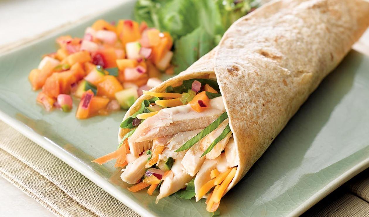 Sweet Score Chicken Wrap – recipe Sweet Score Chicken Wrap – recipe