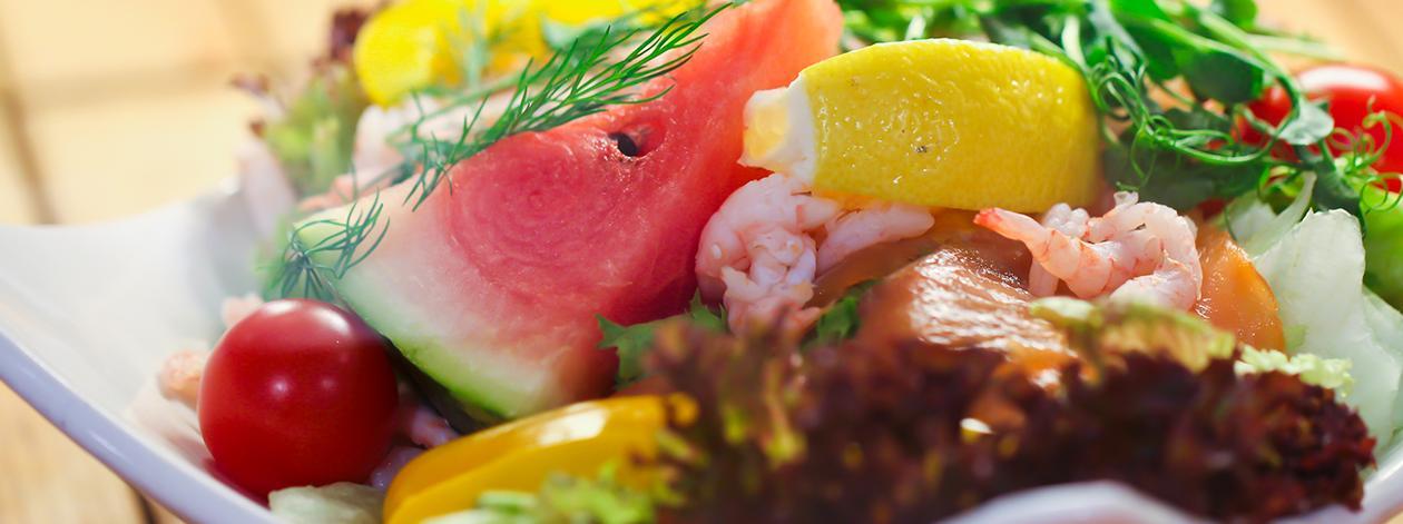 Watermelon with Shrimp and Crisp Shallots – recipe Watermelon with Shrimp and Crisp Shallots – recipe