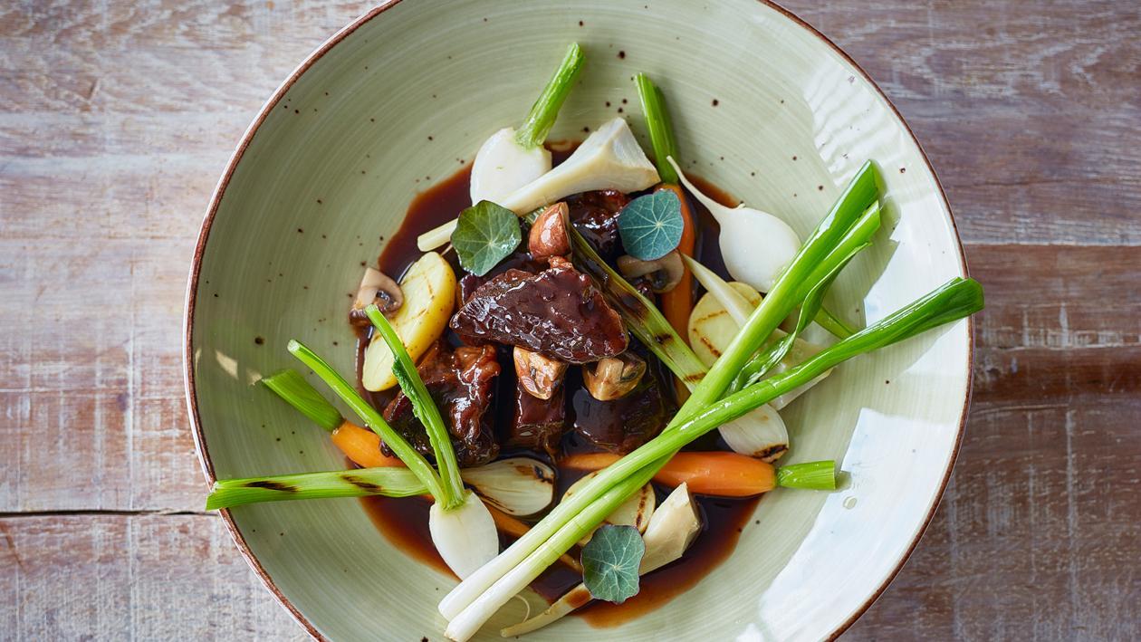 Beef Bourguignon with Dark Chocolate Beef Bourguignon with Dark Chocolate