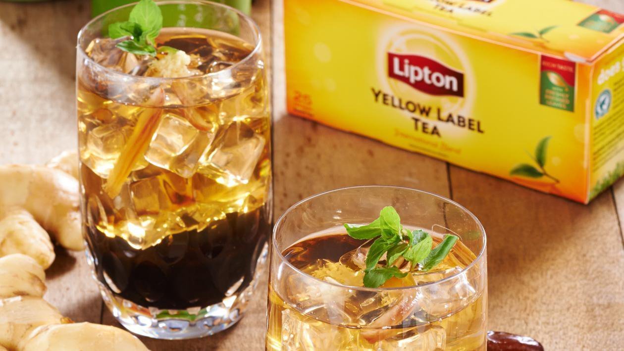 Ginger Date Iced Tea Ginger Date Iced Tea