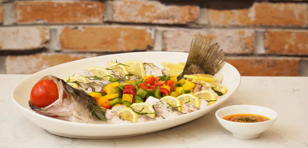 Steamed Sea Bass with Lemon Steamed Sea Bass with Lemon